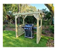 Lilly BBQ Hut - Timber - Minimal Assembly Required Churnet Valley Garden Furniture Ltd Brown One Size