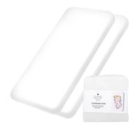 Lilly Belly - Next to Me Crib Sheets - Pure Comfort 100% Organic Cotton Cot Sheets 140 x 70 Fitted - Ultra-Soft Crib Sheets, Compatible with Next to Me Crib | Cot Sheets 140 x 70 Fitted.