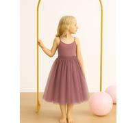 Lilly + Bo Girl's Enchanted Ruffle Tutu in Magical Mauve in Pink | Size: 9-10 Years Lilly + Bo Pink 9-10 Years