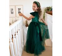 Lilly + Bo Girl's Noel in Forest Green Party or Flower Girl Dress | Size: 9-10 Years Lilly + Bo Green 9-10 Years