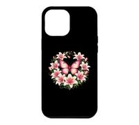 Lilly Butterfly Flower Gardening Floral Case for iPhone 12 Pro Max