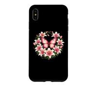 Lilly Butterfly Flower Gardening Floral Case for iPhone XS Max