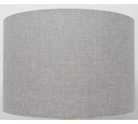 Lilly Grey Linen Style Drum Lampshade/Pendant Shade/Ceiling LAMPSHADE/Table Lamp Shade/FLOORLAMP SLUB Textured Fabric Effect (14''(35cm))