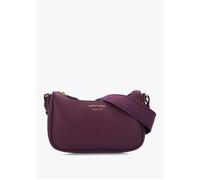 Lilly II Aubergine Pebbled Baguette Bag - Bge / One Size