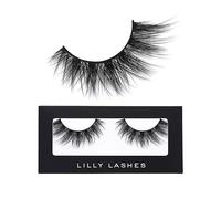 Lilly Lashes Houston High Quality Synthetic Eyelashes | Natural Looking False Eyelashes | Reusable Up to 10 Uses | 17mm