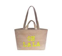 Lilly Loves Women's Oh La La Neon Summer Grey Bag in Light Grey Lilly Loves Light Grey One Size