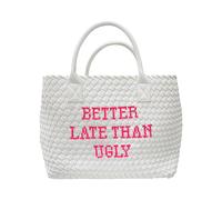 Lilly Loves Women's White Woven Better Late Bag Lilly Loves White One Size