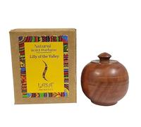 Lilly of the Valley Natural Solid Perfume Beeswax Long Lasting Body Fragrance Balm Solid State Eau De Perfum in Wooden Jar 6 gm