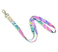 Lilly Pulitzer Colorful Lanyard with Metal Hook for ID Badges/Keys, Long Cute Lanyard Keychain for Women Teen Girls, It was All A Dream