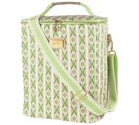 Lilly Pulitzer Insulated Wine Carrier Travel Cooler, Ikat Stripe