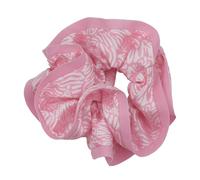 Lilly Pulitzer Large Scrunchie, Ruffle Twill Scrunchies, Cute Hair Ties for Women and Girls, Conch Shell Pink Zee Bebe