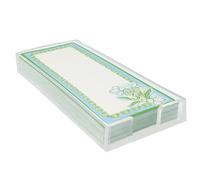 Lilly Pulitzer Note Pad with Acrylic Holder, 4" x 1.75", Cute Stationery Supplies for Home and Office, Includes 200 Sheets (Elephany Motif)