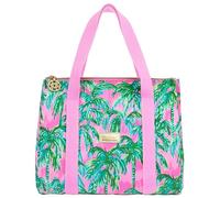 Lilly Pulitzer Thermal Insulated Lunch Cooler Large Capacity, Women's Lunch Bag with Storage Pocket and Shoulder Straps, Suite Views