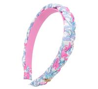 Lilly Pulitzer Women's Fashion Headband, Braided Fabric Headband, Colorful Cloth Headband, Cute Hair Accessories (Beachside Haven)