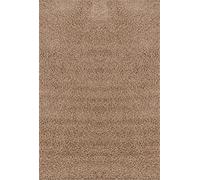 LILLY Shaggy Solid Color Plush Pile Area Rug Livabliss Beige 100cm x 200cm
