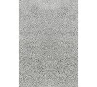 LILLY Shaggy Solid Color Plush Pile Area Rug Livabliss Grey 100cm x 200cm
