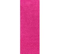 LILLY Shaggy Solid Color Plush Pile Area Rug Livabliss Pink 80cm x 150cm