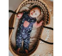 Lilly + Sid Boy's Anchor Dungaree Set | Size: 18-24 m Lilly + Sid Multicolor 18-24 m