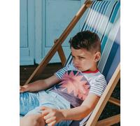 Lilly + Sid Boy's Applique Shark Character T | Size: 2-3 Years Lilly + Sid Multicolor 2-3 Years