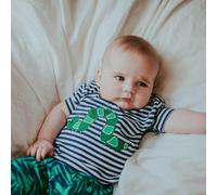 Lilly + Sid Boy's Caterpillar Applique Short Set | Size: 0-3 m Lilly + Sid Multicolor 0-3 m