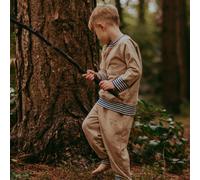 Lilly + Sid Dino Print Joggers in Grey | Size: 0-6 m Lilly + Sid Grey 0-6 m