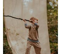 Lilly + Sid Dino Print Sweatshirt in Grey | Size: 6-12 m Lilly + Sid Grey 6-12 m