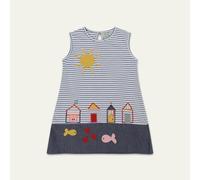 Lilly + Sid Girl's Beach Scene Jersey Dress | Size: 6-7 Years Lilly + Sid Multicolor 6-7 Years