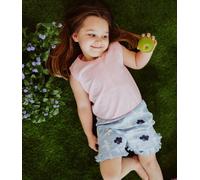 Lilly + Sid Girl's Betty Bird & Stripe Playsuit | Size: 5-6 Years Lilly + Sid Multicolor 5-6 Years