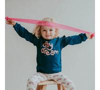 Lilly + Sid Girl's Day Dream Sweatshirt in Navy | Size: 18-24 m Lilly + Sid Navy 18-24 m