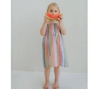 Lilly + Sid Girl's Rainbow Stripe Sun Dress | Size: 6-12 m Lilly + Sid Multicolor 6-12 m