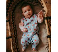 Lilly + Sid Girl's Red Stripe Playsuit & White Bodysuit Baby Gift Set | Size: 0-3 m Lilly + Sid Multicolor 0-3 m