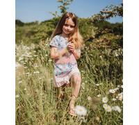 Lilly + Sid Girl's Strawberry & Red Stripe Tier Dress | Size: 6-12 m Lilly + Sid Multicolor 6-12 m