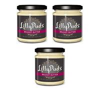 LillyPuds Brandy Butter 3 Pack | Traditional Christmas Pudding Sauce | Nut Free | Gluten Free | Additive Free | 3 x 190g Jar