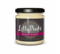 LillyPuds Brandy Butter | Traditional Christmas Pudding Sauce | Nut Free | Gluten Free | Additive Free | 190g Jar