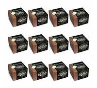 LillyPuds Traditional Christmas Pudding | 12 x 454g | Luxury Fruit Pudding | Brandy & Ale | 50% Fruit Content | Low Added Sugar | Vegetarian | Made in UK