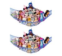 Lilly's Love Teddy Hammock, 2 Pack | Toy Hammock for Stuffed Animals | Soft Toy Storage | Cute Room, Bedroom & Home Decor | Large (Blue)