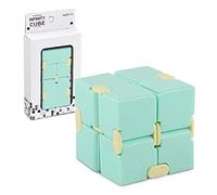 Lillyvale Infinity Cube Cube Toy Reduction Educational Upgraded Pressure Toys for Killing Time Fidget Toys Infinite Cube New Fidget Finger Toy for Develop The Brain For ADD ADHD (Green)