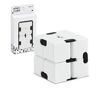 Lillyvale Infinity Cube Cube Toy Reduction Educational Upgraded Pressure Toys for Killing Time Fidget Toys Infinite Cube New Fidget Finger Toy for Develop The Brain For ADD ADHD (White)