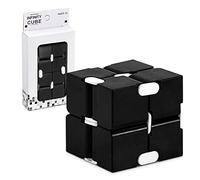 Lillyvale Infinity Cube Cube Toy Reduction Educational Upgraded Pressure Toys for Killing Time Fidget Toys Infinite Cube New Fidget Finger Toy for Develop The Brain For ADD ADHD (Black)