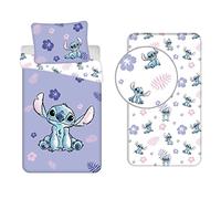 Lilo and Stitch 3-Piece Bedding 140x200 + Pillowcase + Fitted Sheet Cotton