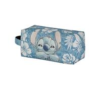 Lilo and Stitch Aloha-Brick Plus Travel Toiletry Bag, Blue, 25 x 12 cm