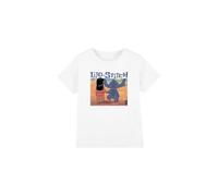 Lilo and Stitch Boys & Into The Sunset Unisex Kids T-Shirt, White, 3-4 Years UK