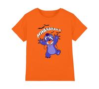 Lilo and Stitch Boy's Lilo & Stitch Evil Laugh Unisex Kids T Shirt T-Shirt (Pack of 1)