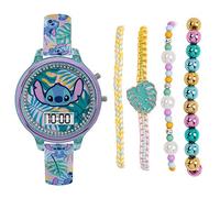Lilo and Stitch Girls Digital Quartz Watch with Silicone Strap LAS40001ARG