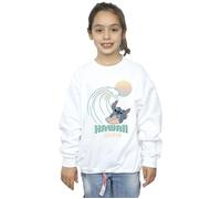 Lilo And Stitch Hawaii Sweatshirt Disney White 7-8 Years