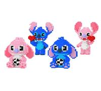 Lilo and Stitch Inspired Micro Building Blocks Set: Sitting Pink and Sitting Blue/Two