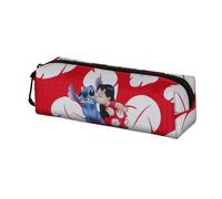 Lilo and Stitch Kiss-Fan Square Pencil Case 2.2, Red, 22 x 9 cm