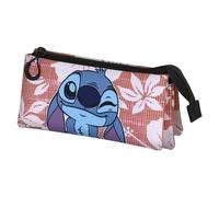 Lilo and Stitch Maui-Fan Triple Pencil Case 2.0, Pink, 23 x 11 cm