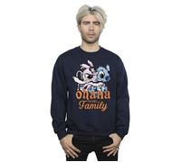 Lilo And Stitch Ohana Angel Hug Sweatshirt Disney Navy XL