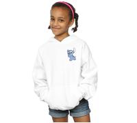 Lilo And Stitch Stitch Backside Breast Print Hoodie Disney White 12-13 Years